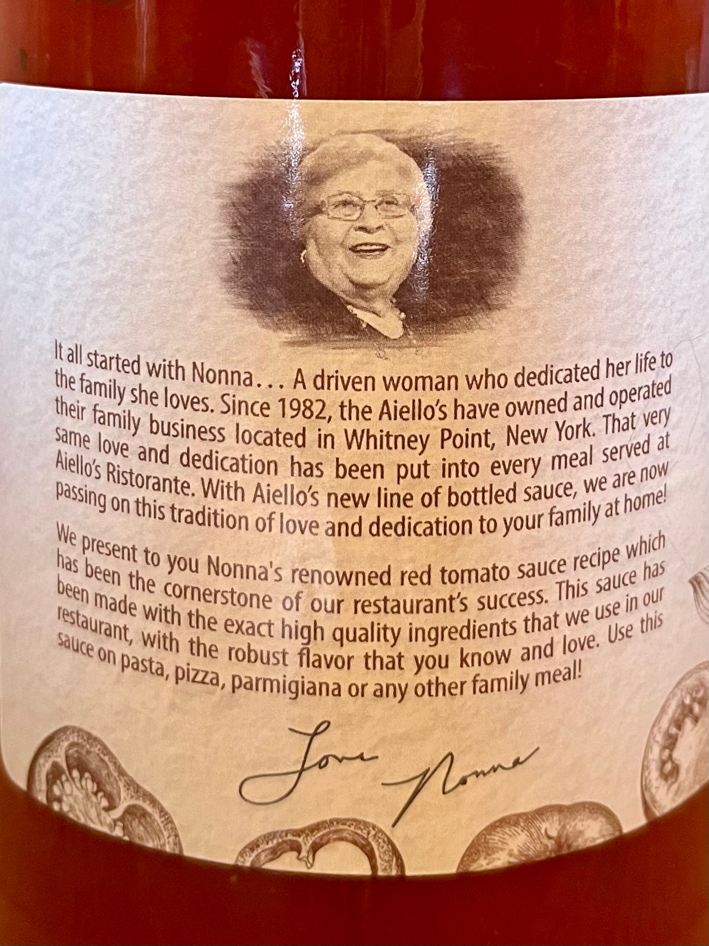 1 Case - 6 Jars of Tomato Sauce